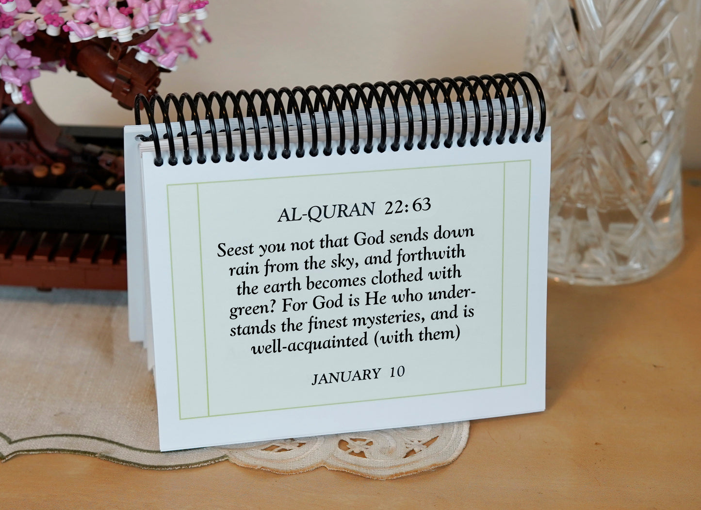 Inspiration From Quran Desk Calendar